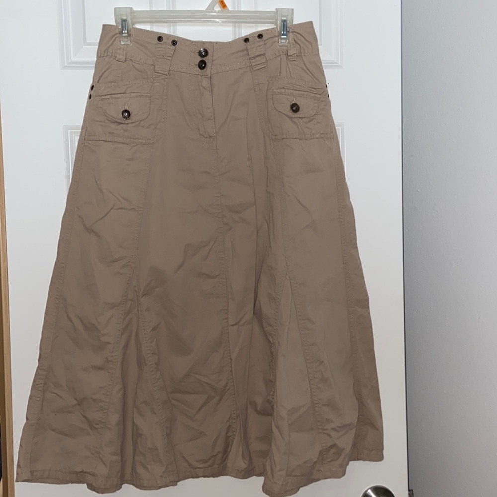 Khaki skirt